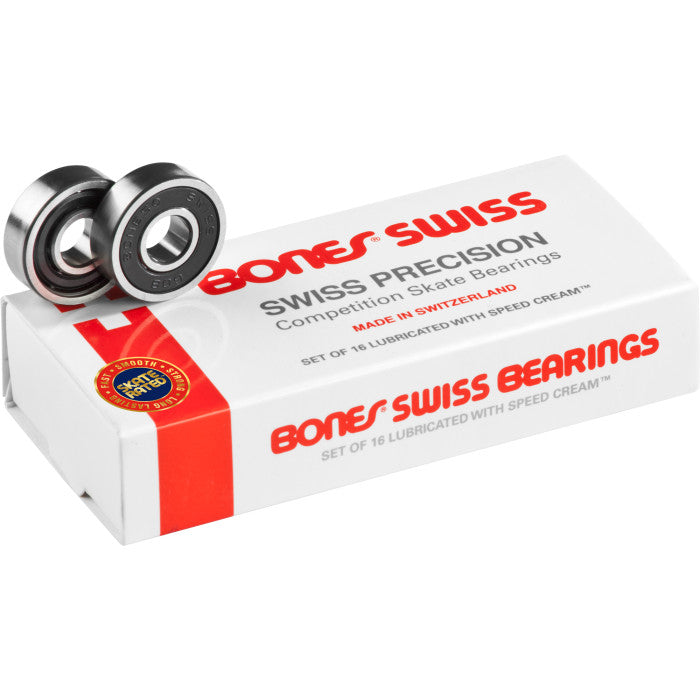 Bones Swiss Bearings, 8mm, 16 Pack