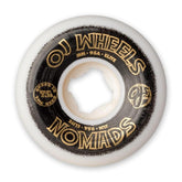 OJ 54mm Elite White Nomads 95a Skateboard Wheels