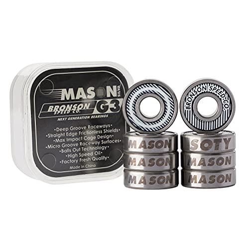 Bronson Speed Co Skateboard Bearings Mason Silva Pro G3
