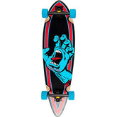 Santa Cruz Screaming Hand Pintail Skateboard Cruiser, 9.20in x 33in