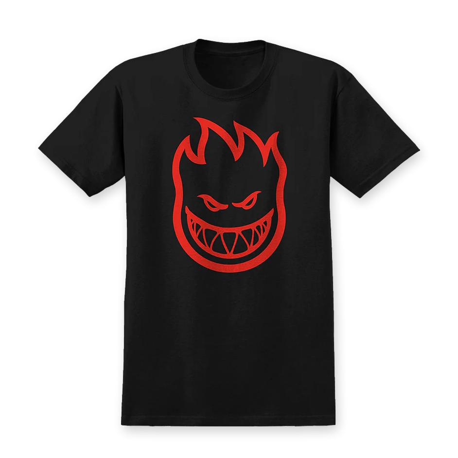 Spitfire Bighead T-Shirt, Black/Red