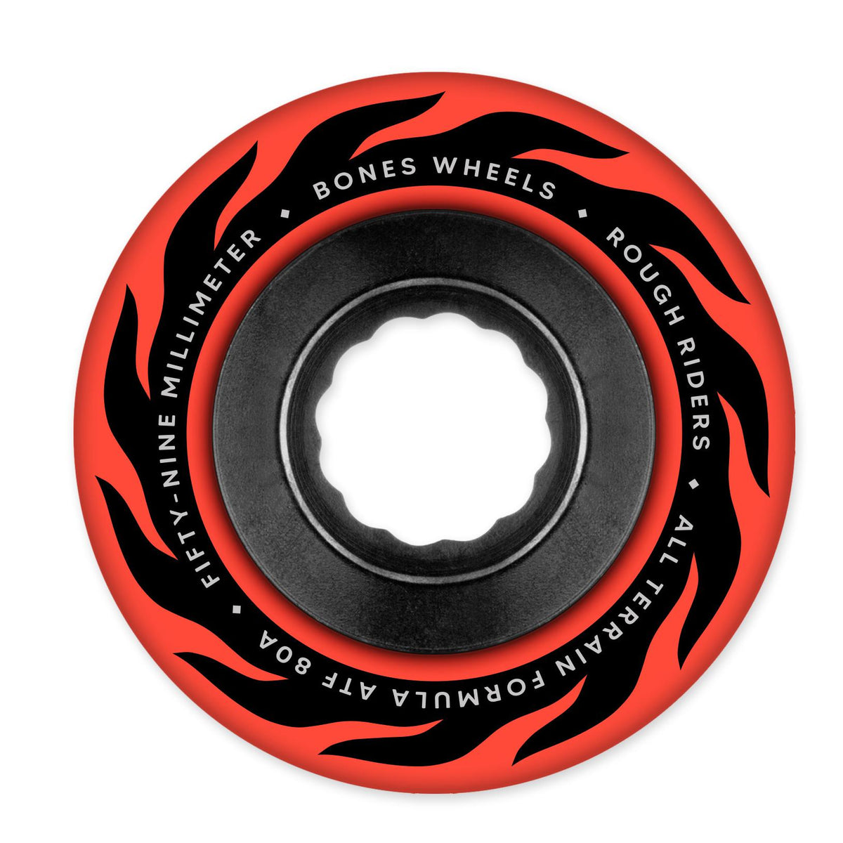 Bones Rough Riders, Eternal Flame, Red, 59mm/80a