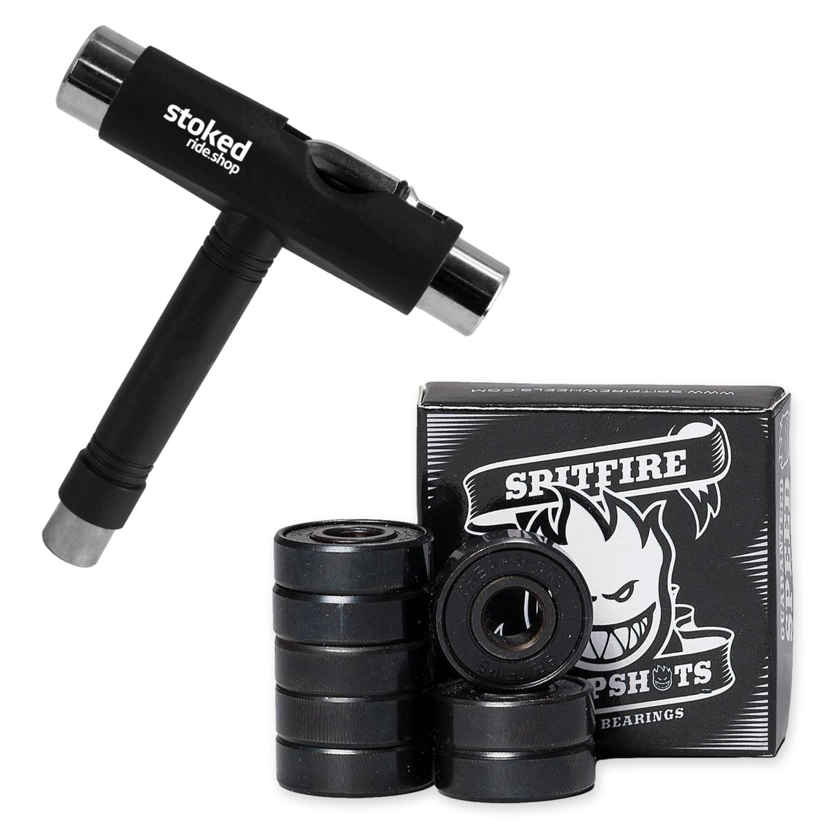 Spitfire Cheapshots Bearings w/ Stoked T-Tool