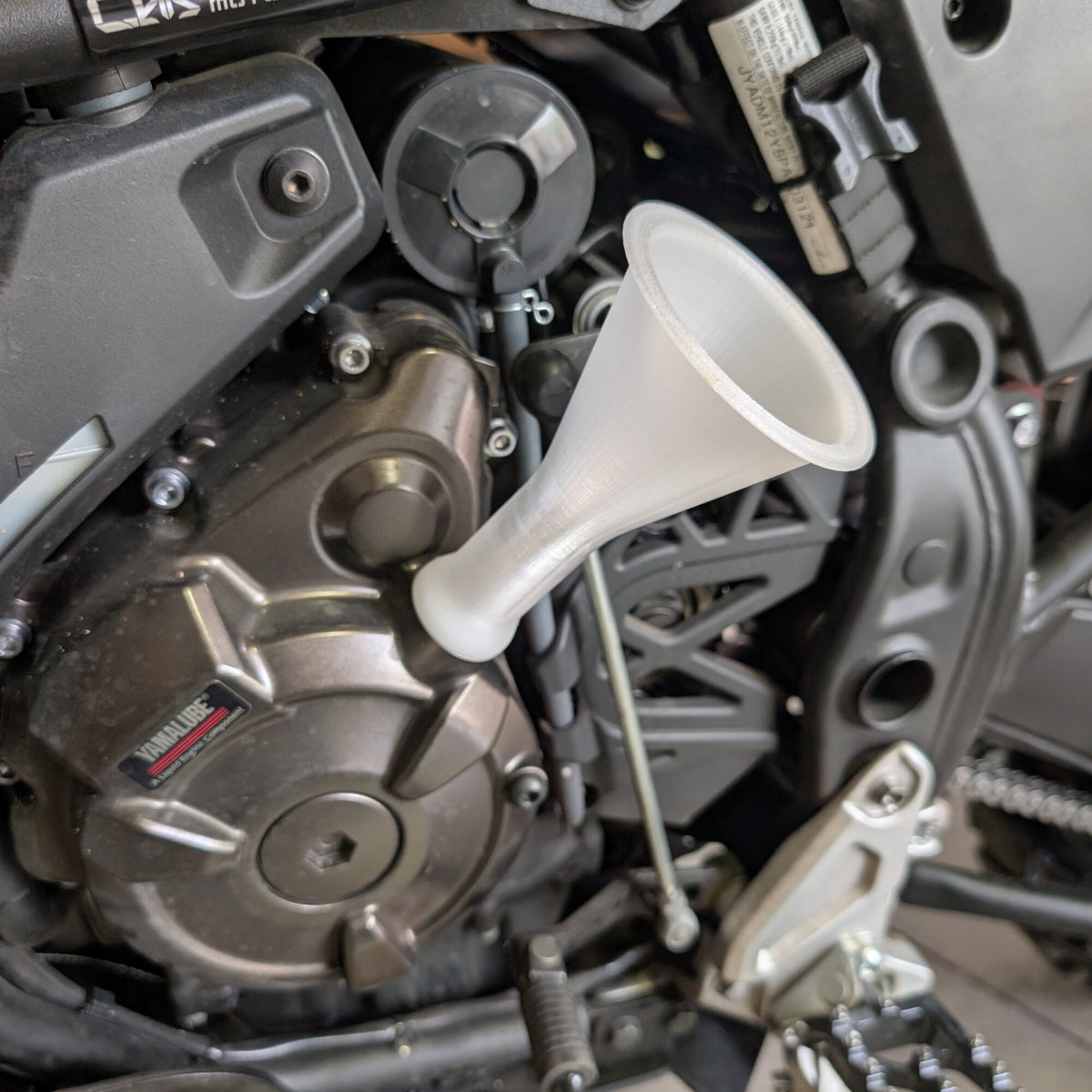 Yamaha Threaded and Vented Oil Fill Funnel