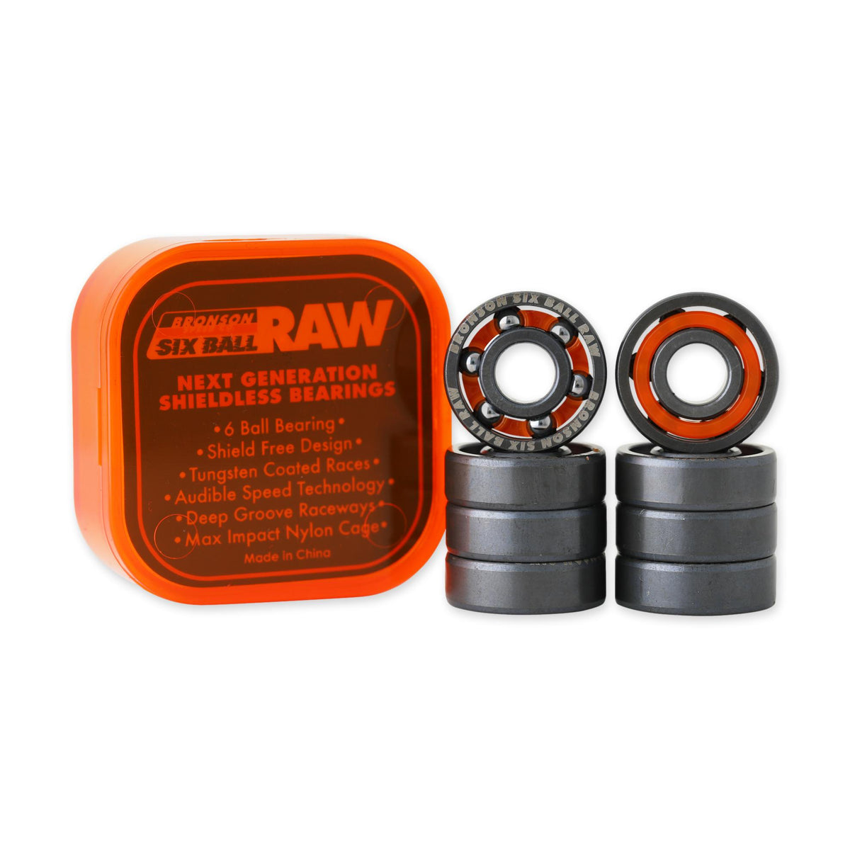 Bronson Bearings, Raw 6-Ball