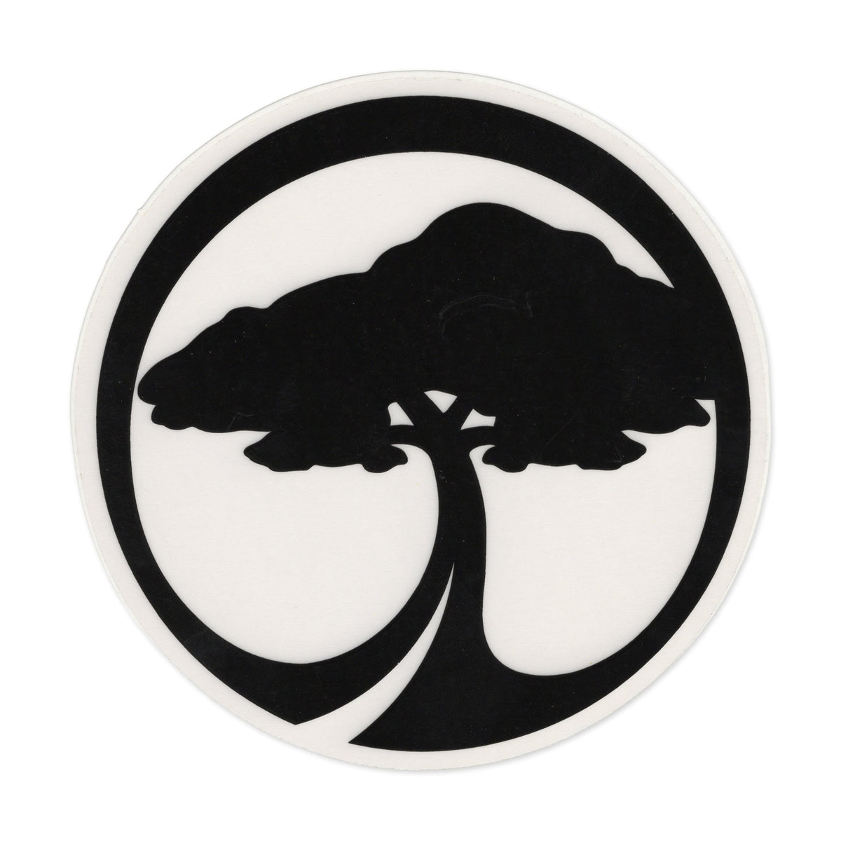 Arbor Skateboards Tree Logo Sticker, Black, Large