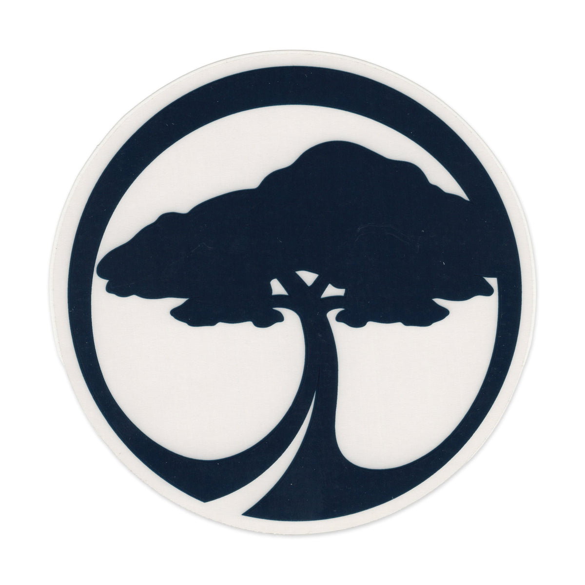 Arbor Skateboards Tree Logo Sticker, Dark Navy, Large