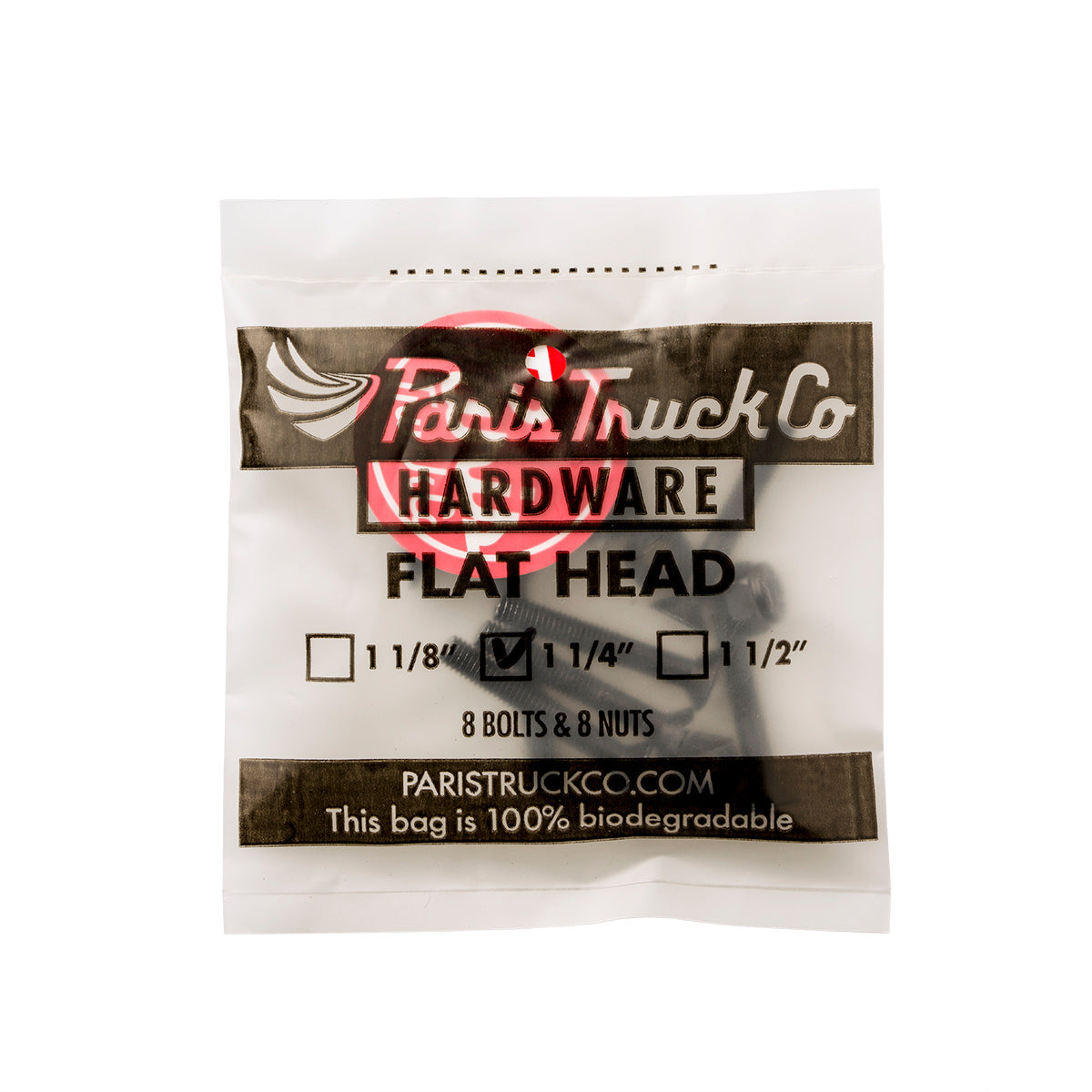 Paris Truck Co. Hardware 1 ¼" Flathead