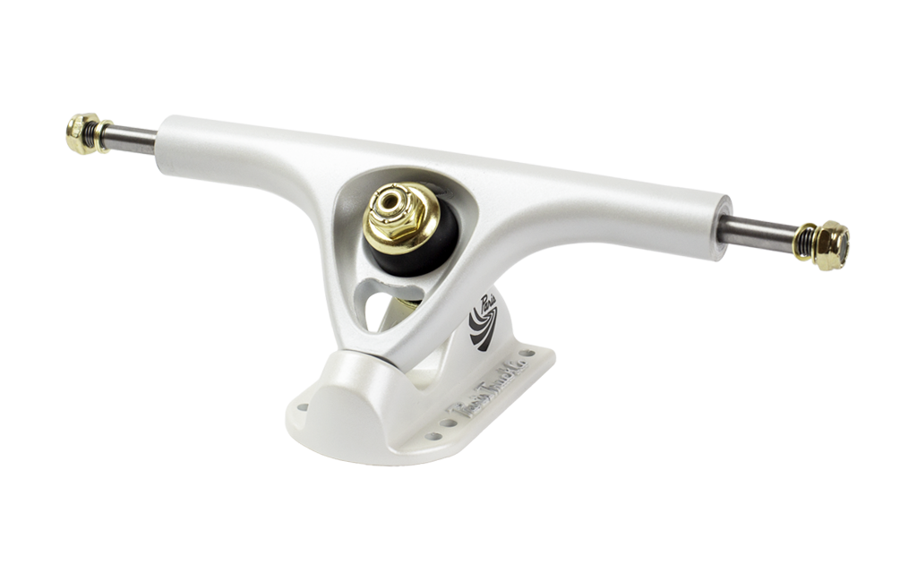 Paris Truck Co. V3 Hollow Lite 150mm 50º Longboard Trucks White Pearl