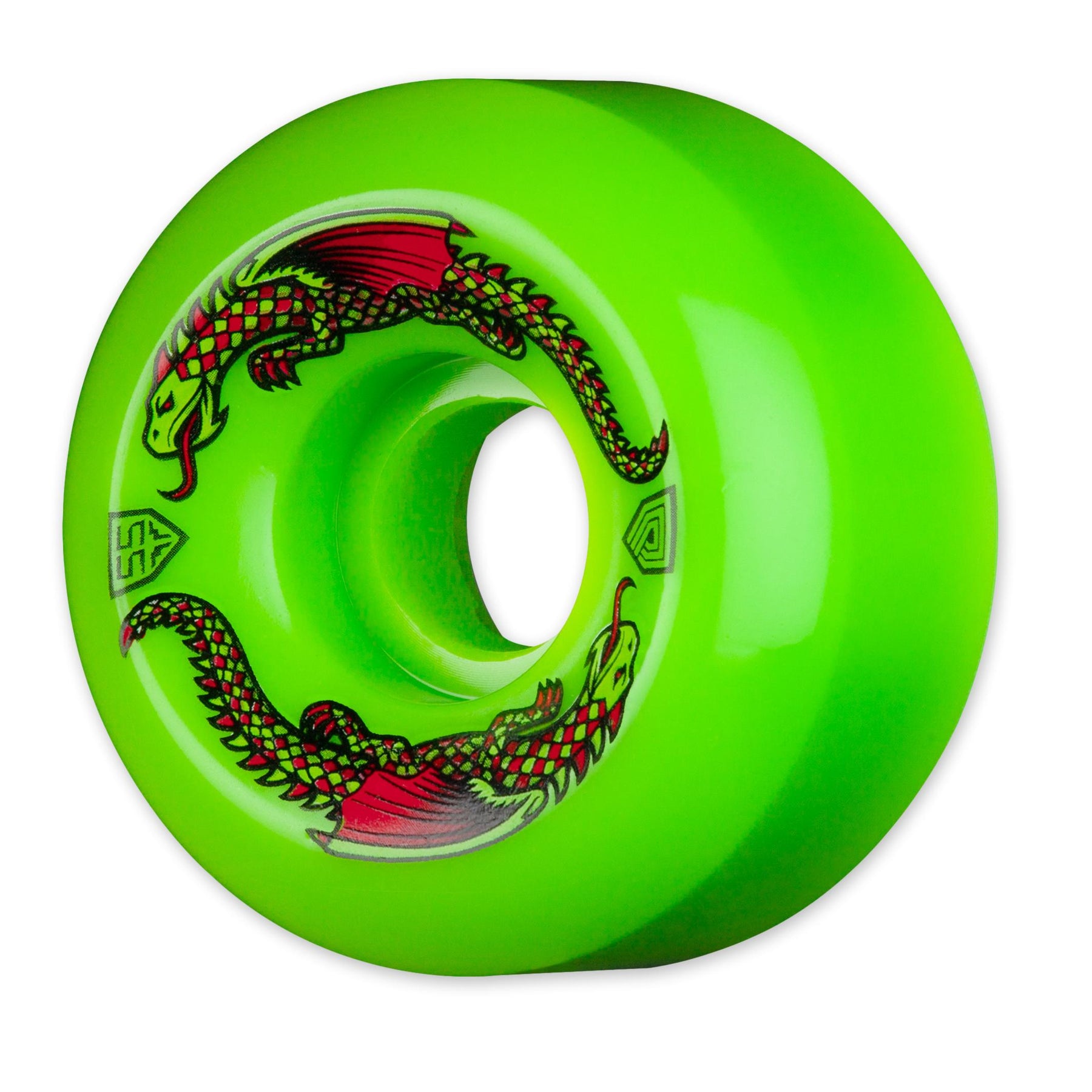 Powell-Peralta Dragon Formula Green Dragon Skateboard Wheels (4 Wheels)