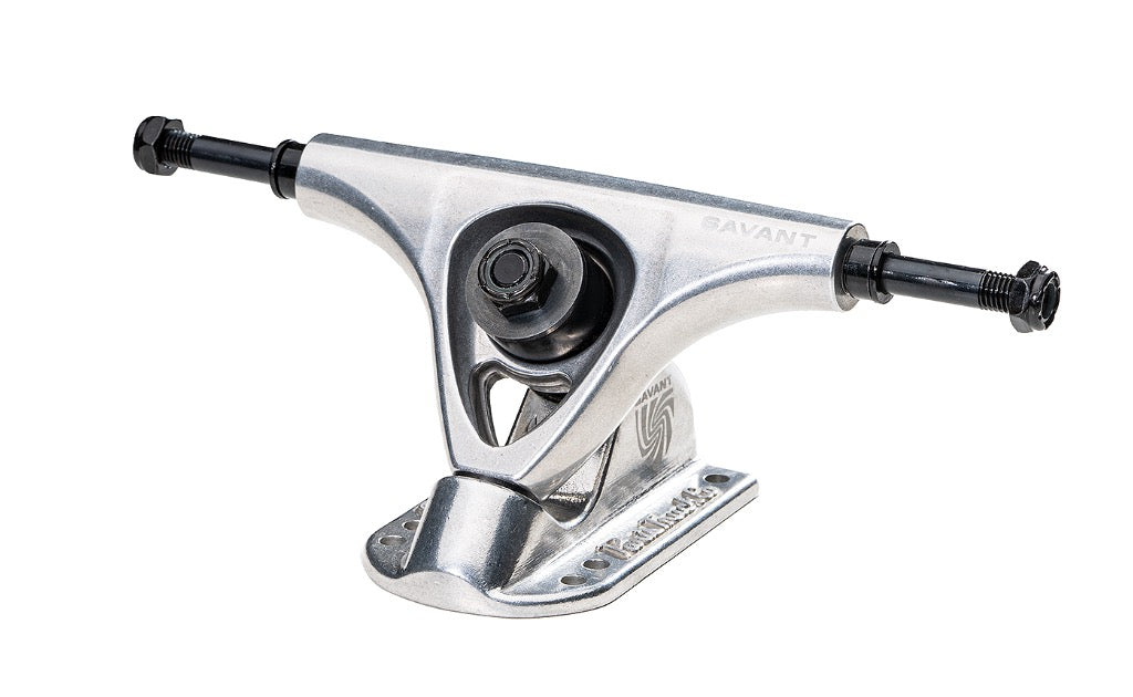 Paris Truck Co. Savant “Convertible” 125mm/135mm 50° Longboard Trucks Polished