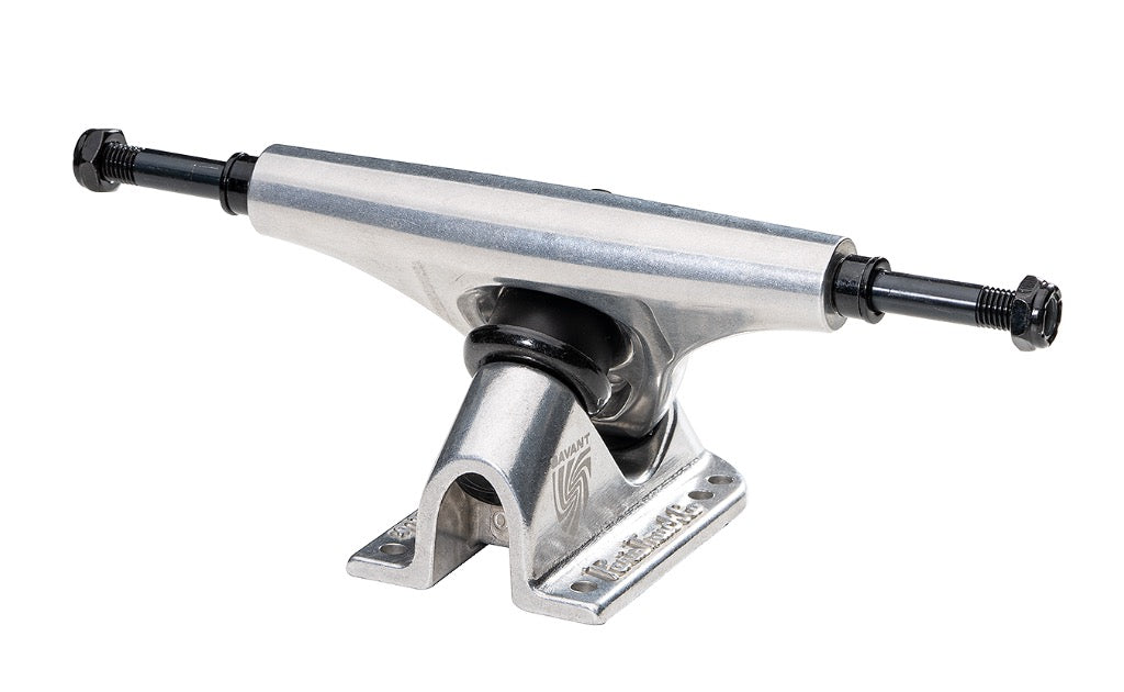 Paris Truck Co. Savant “Convertible” 125mm/135mm 50° Longboard Trucks Polished