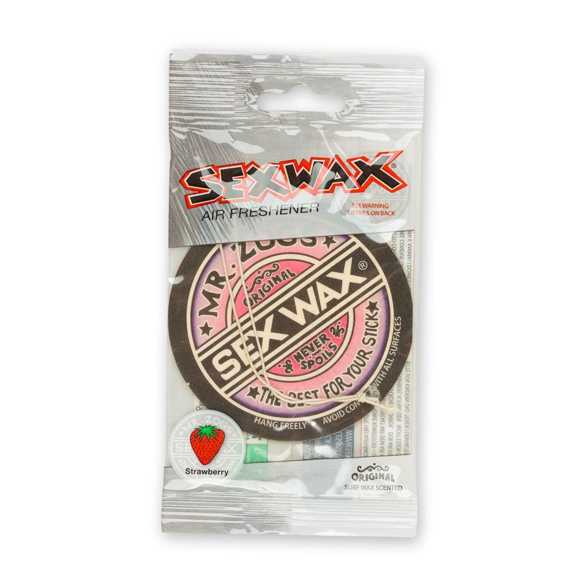 Mr. Zog's Sex Wax Strawberry Air Freshener – 1 Pack | The Classic Surf Scent