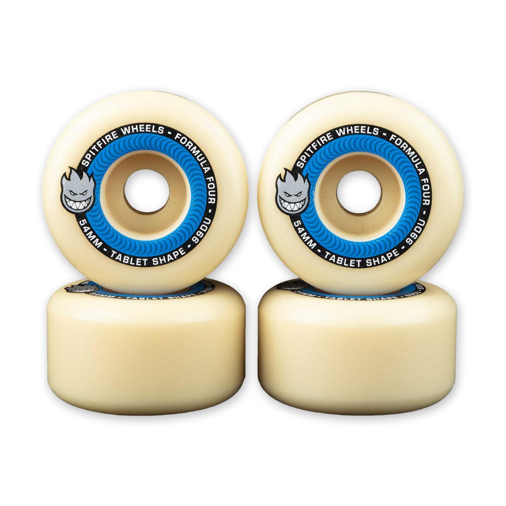 Spitfire Formula Four Tablet Skateboard Wheels, 99a