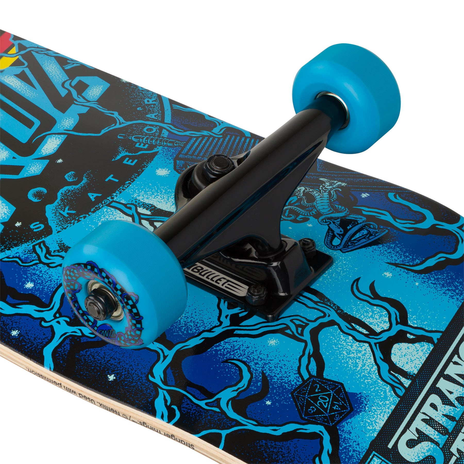 Santa Cruz Classic Dot Stranger Things Skateboard Complete 8.25"