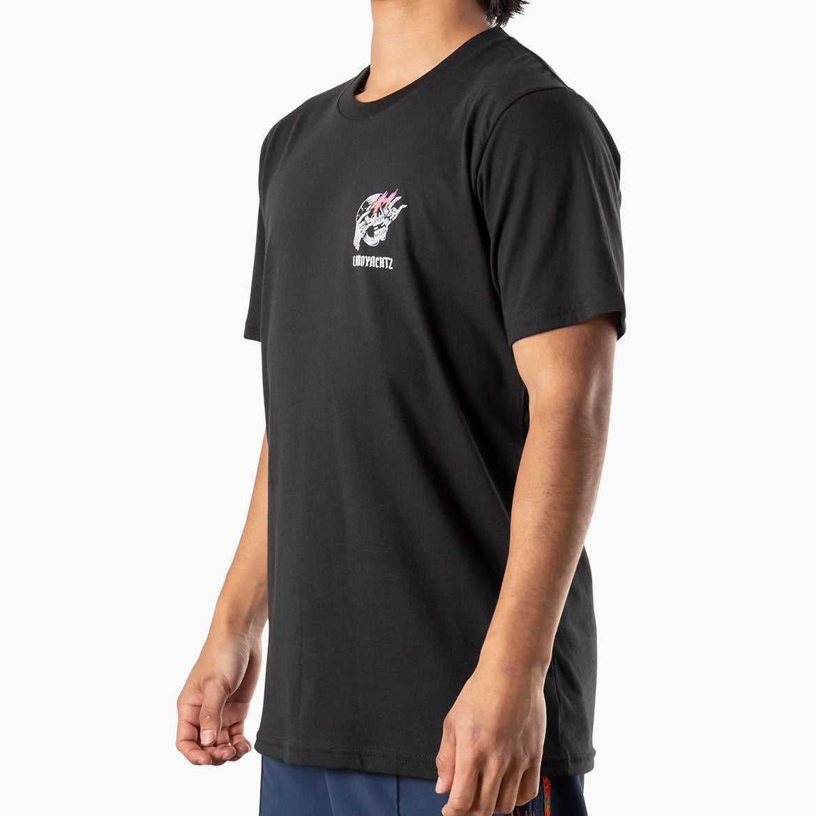 Landyachtz T-Shirt Metal Skull, Black