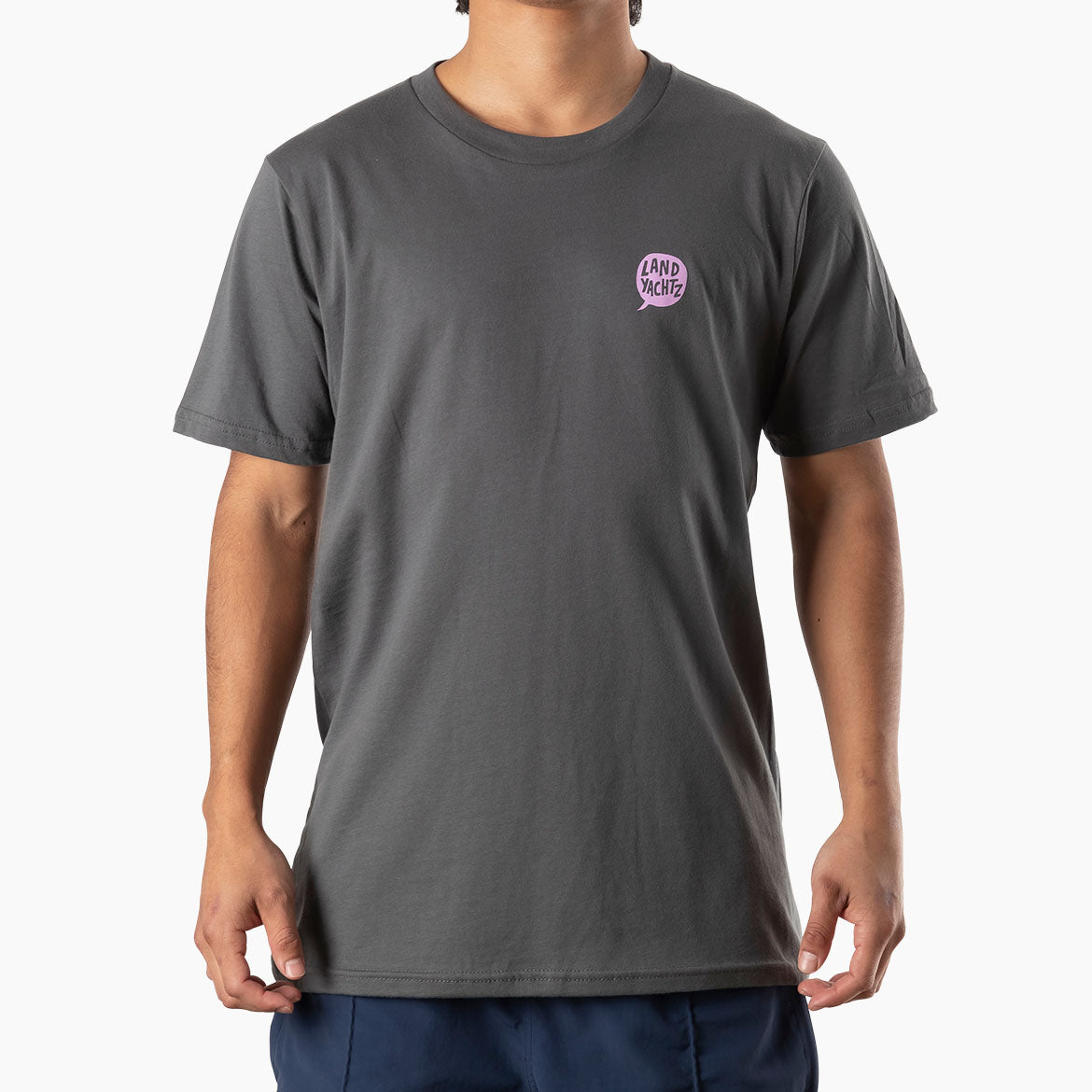Landyachtz T-Shirt Speech Bubble, Gray