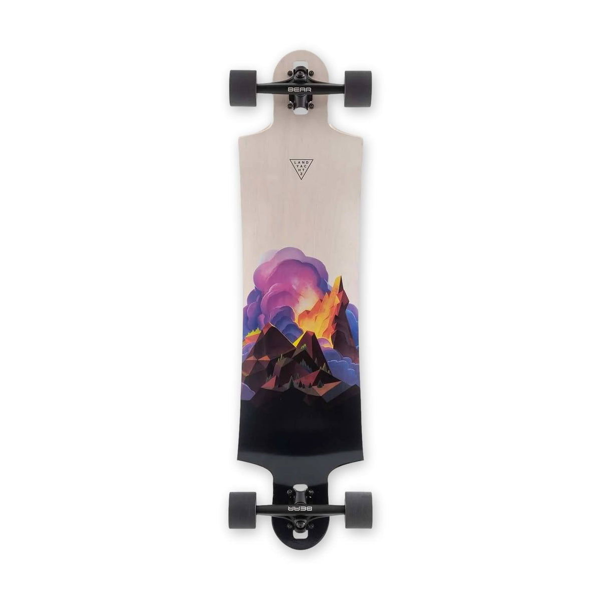 Landyachtz Switchblade 38 Longboard Complete, Crown Peak (Black Wheels)