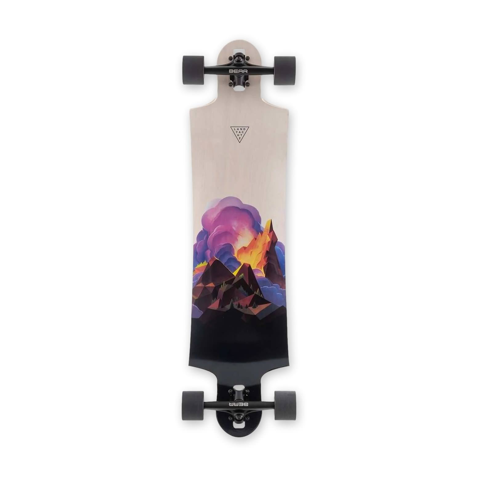 Landyachtz Switchblade 38 Longboard Complete, Crown Peak (Black Wheels)
