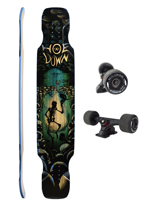 Moonshine Hoedown Dancer Longboard, Deck and Complete