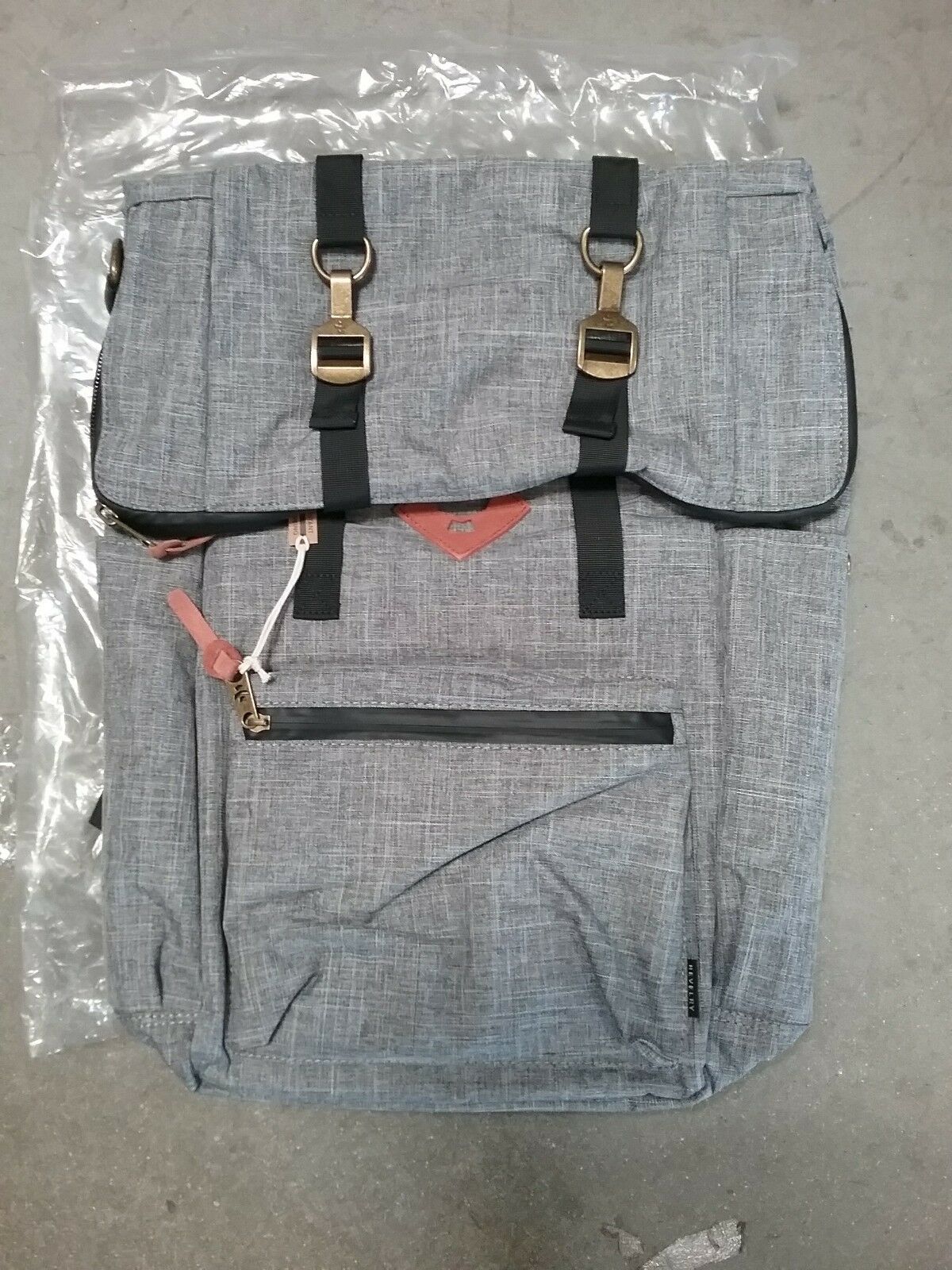 Revelry Supply Co. The Drifter Backpack, Crosshatch Grey