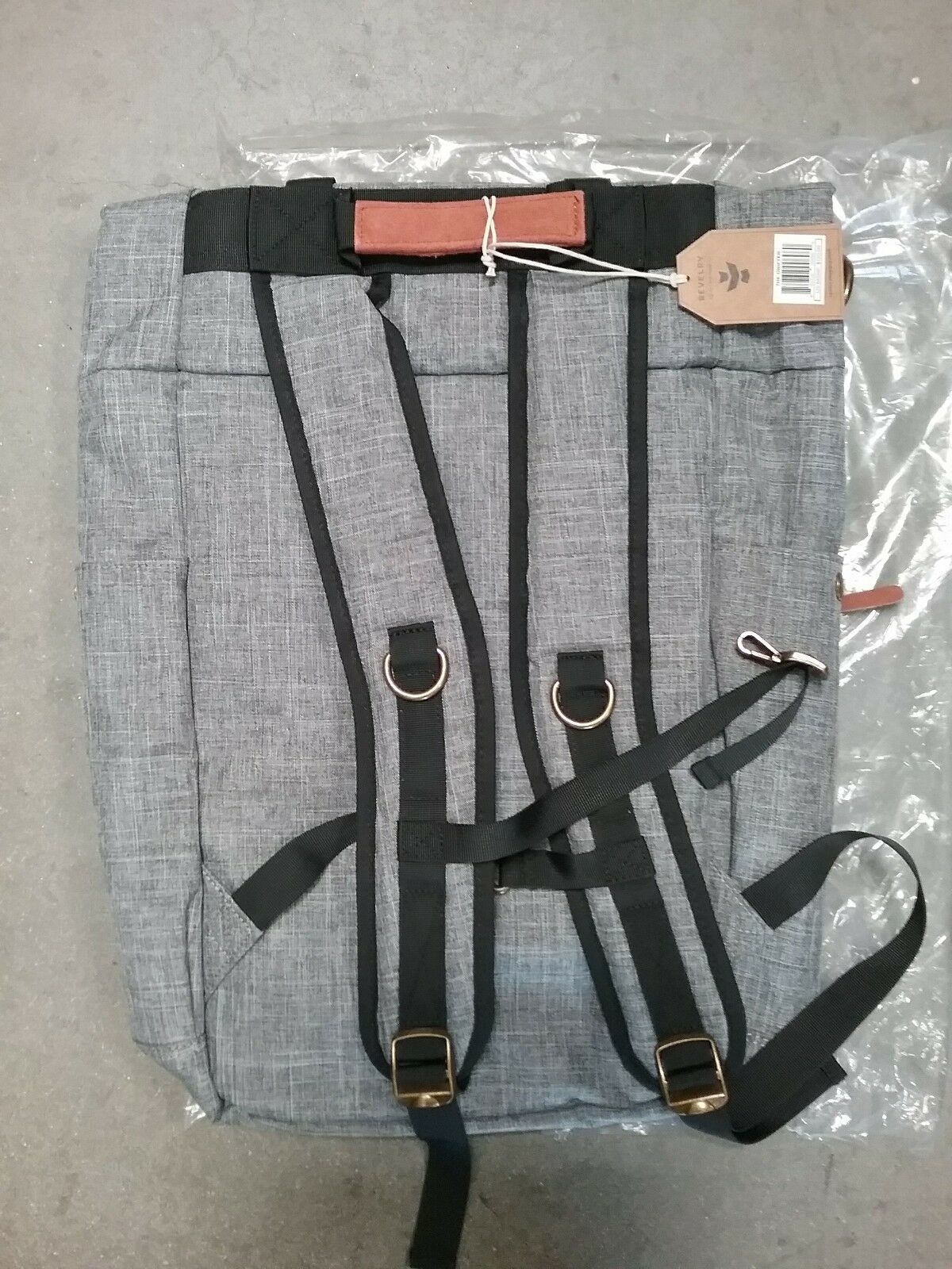 Revelry Supply Co. The Drifter Backpack, Crosshatch Grey