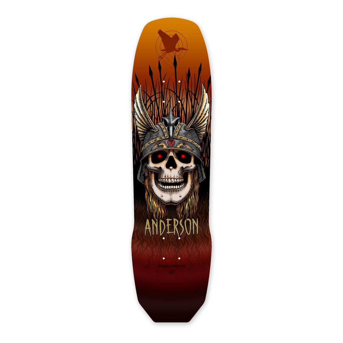 Powell Peralta Anderson Heron, Rust, 8.45"