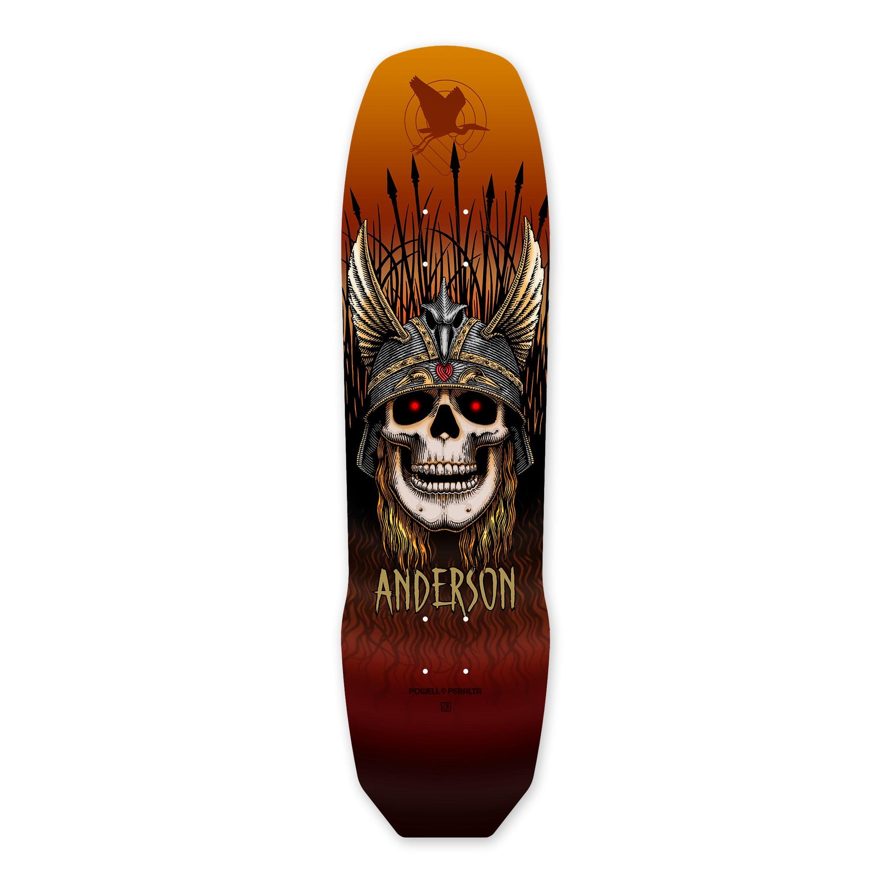 Powell Peralta Anderson Heron, Rust, 8.45"