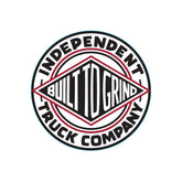 Independent "Built To Grind" Circle Sticker, Two Sizes
