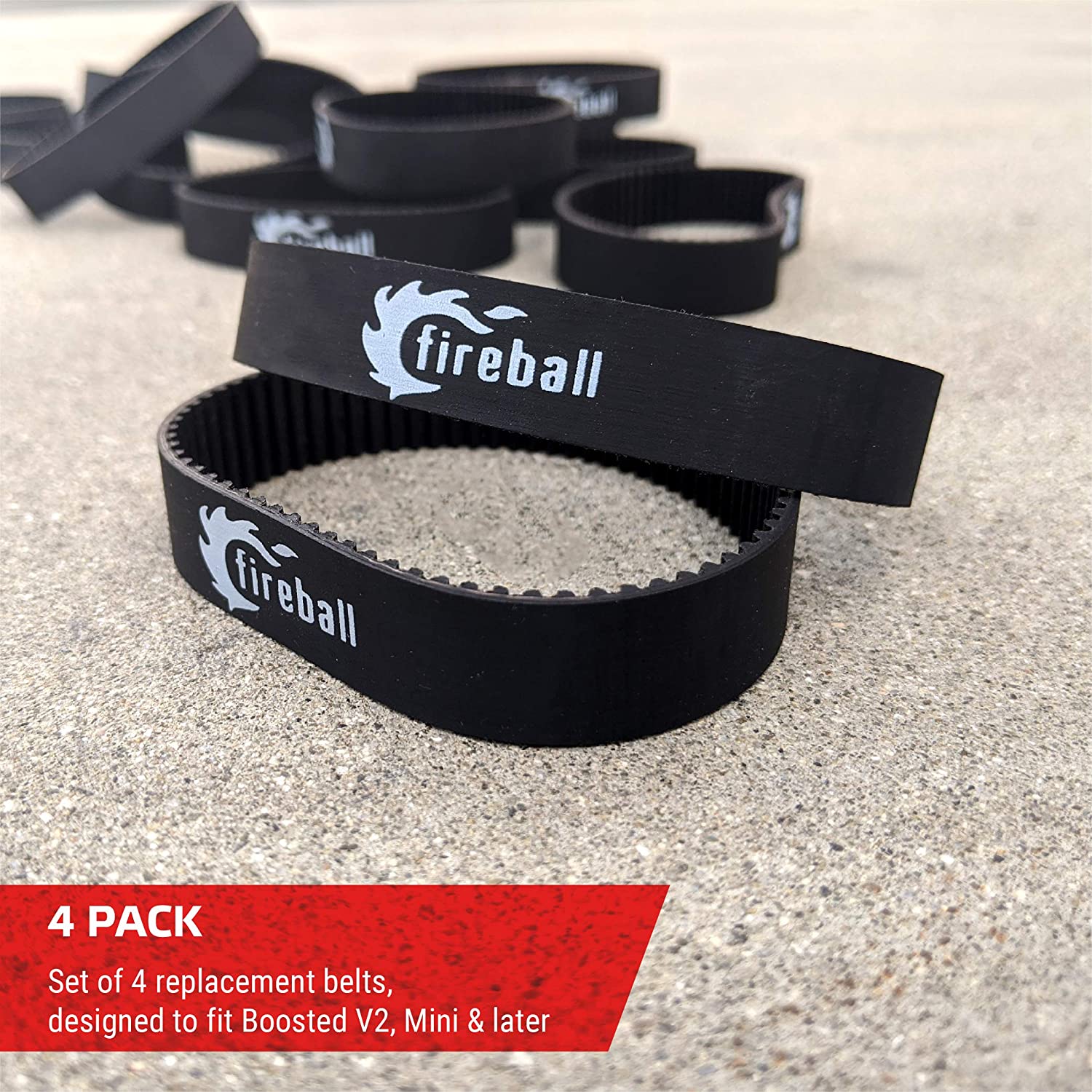 Fireball Kevlar Boosted Board Replacement Belt Set