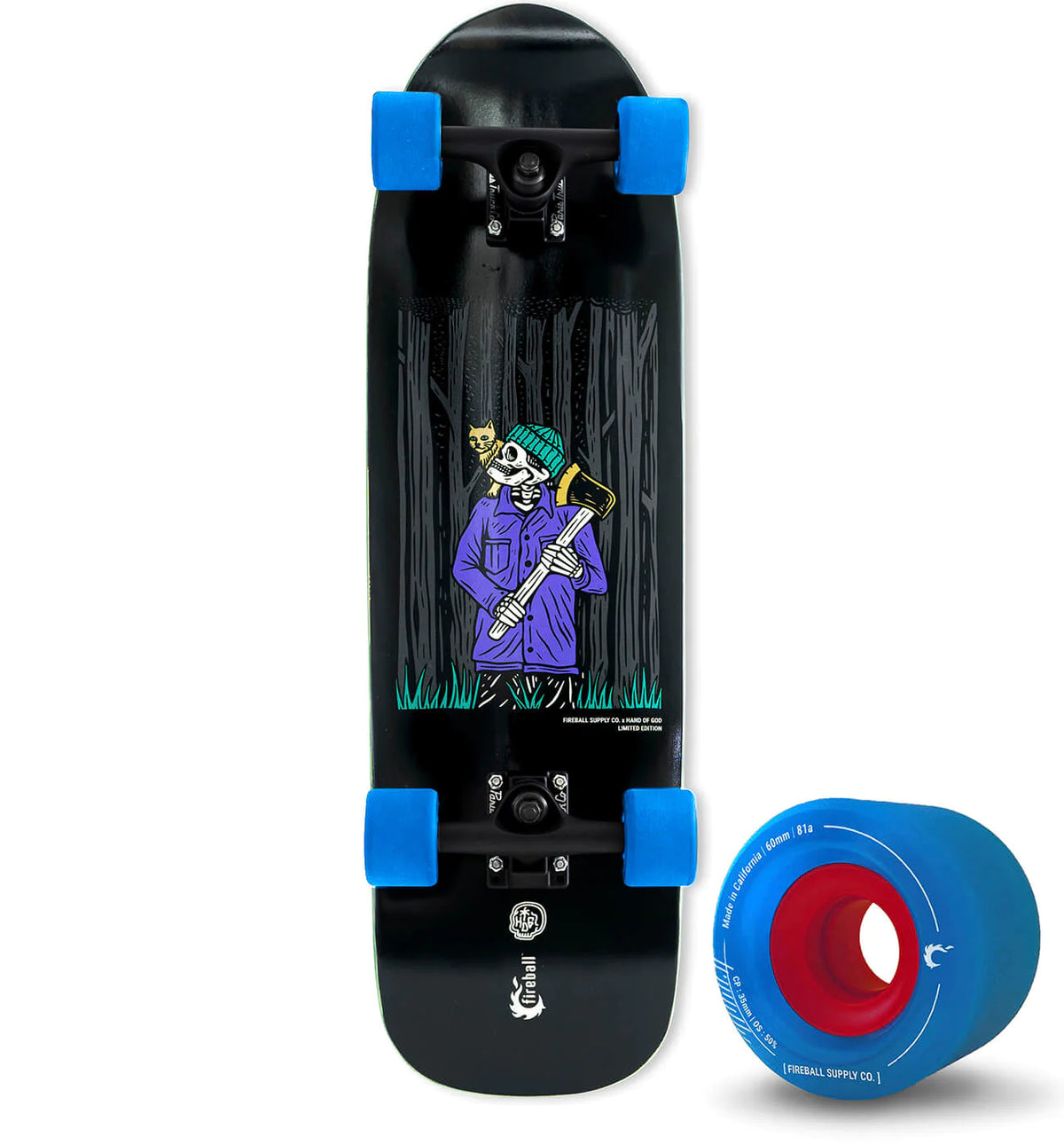 Fireball x Hand of God Artist Series Skateboard