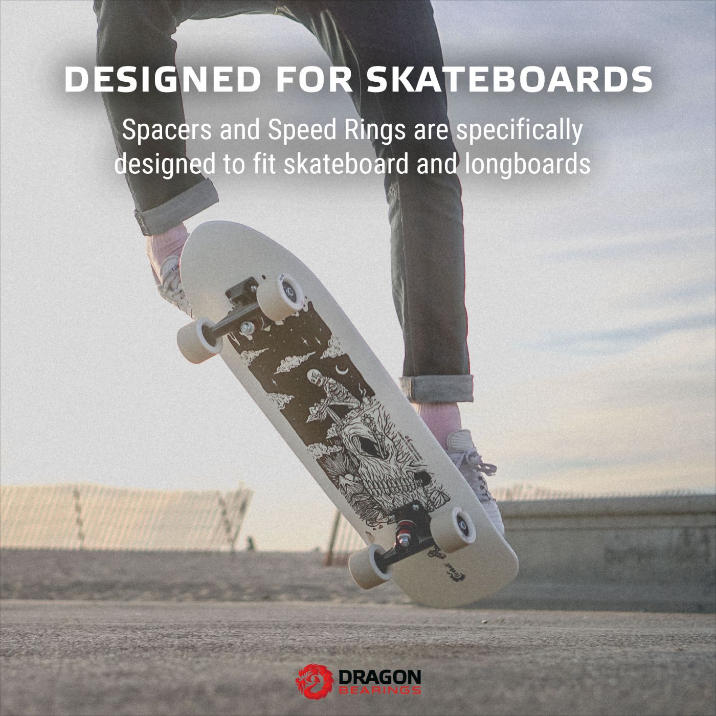 Dragon Bearing Spacers and Speed Rings, Black