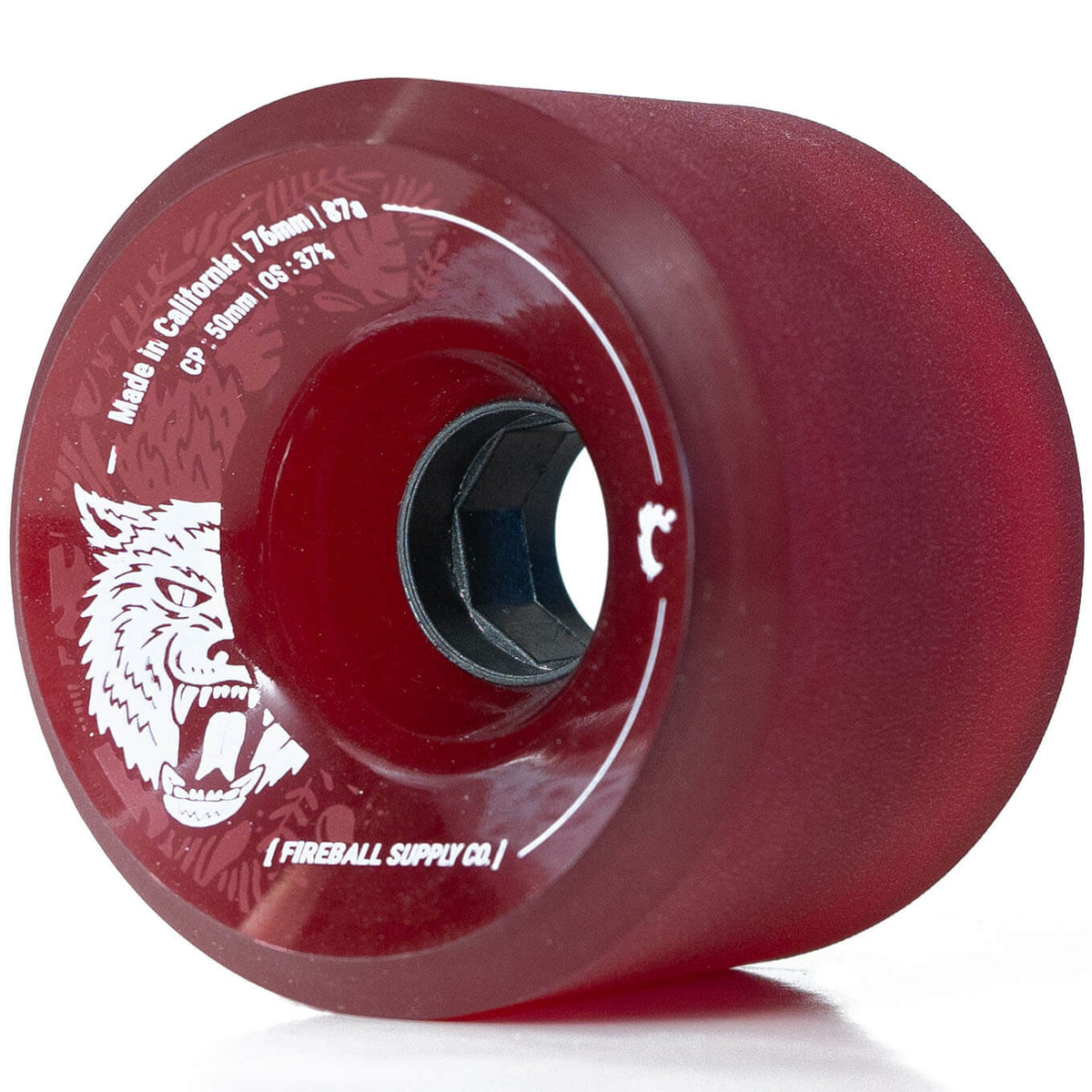 Fireball BEAST Longboard Wheels, 76mm, Red