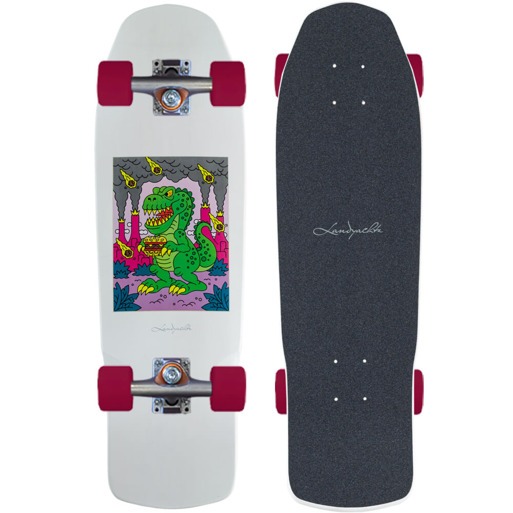 Landyachtz Dinghy Series Skateboard, Burger King Complete (Fireball Build)