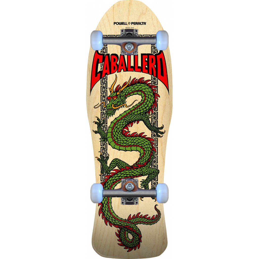 Powell-Peralta Steve Caballero Chinese Dragon Complete Skateboard, Natural, Shape 150, 10.0"