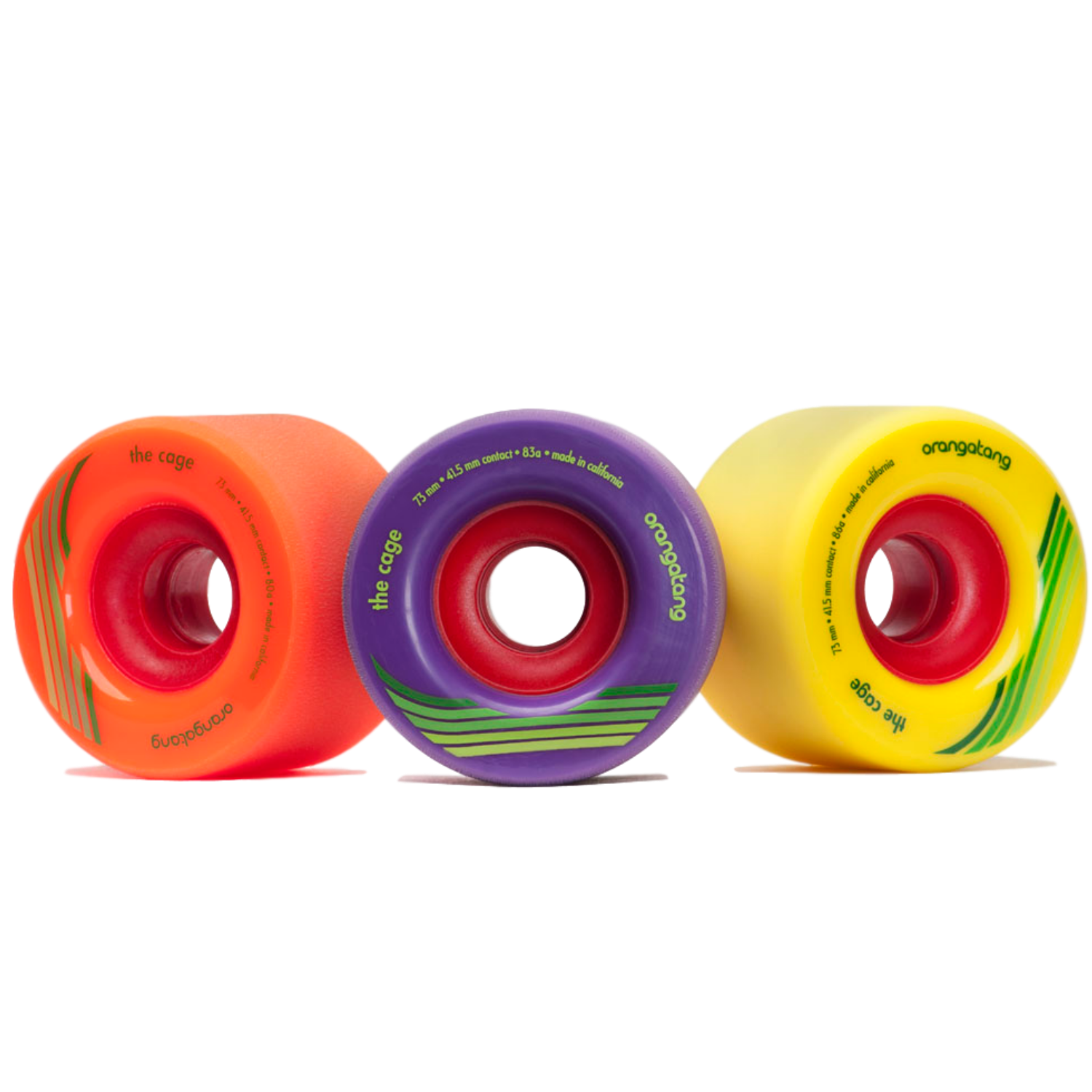 Orangatang The Cage Longboard Wheels, 73mm