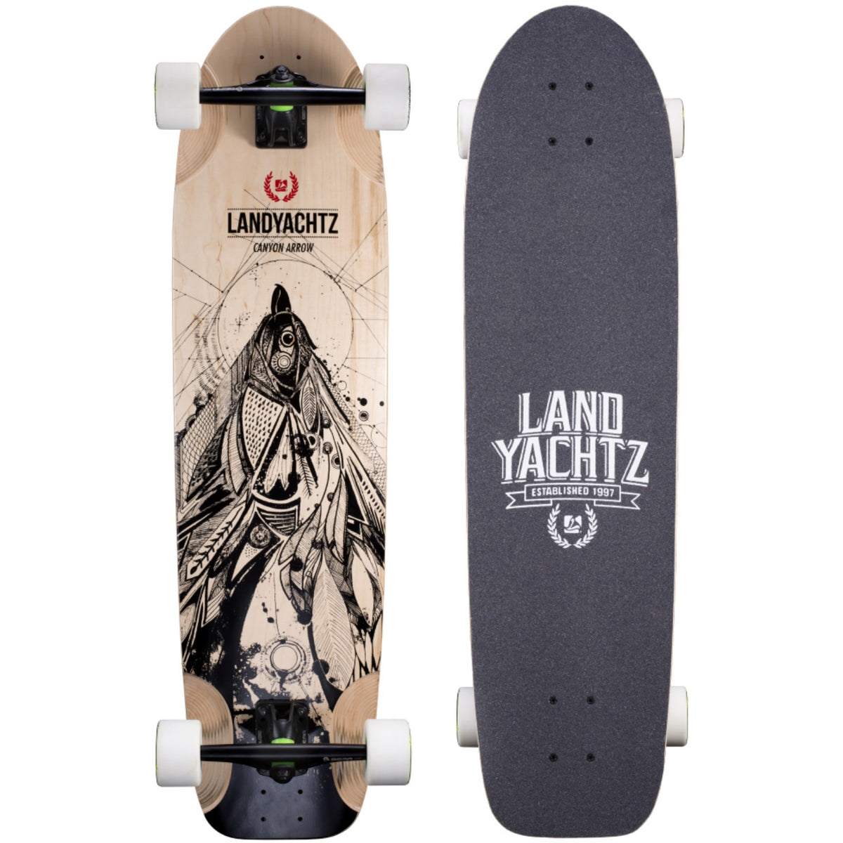 Landyachtz Canyon Arrow Longboard, Deck and Complete