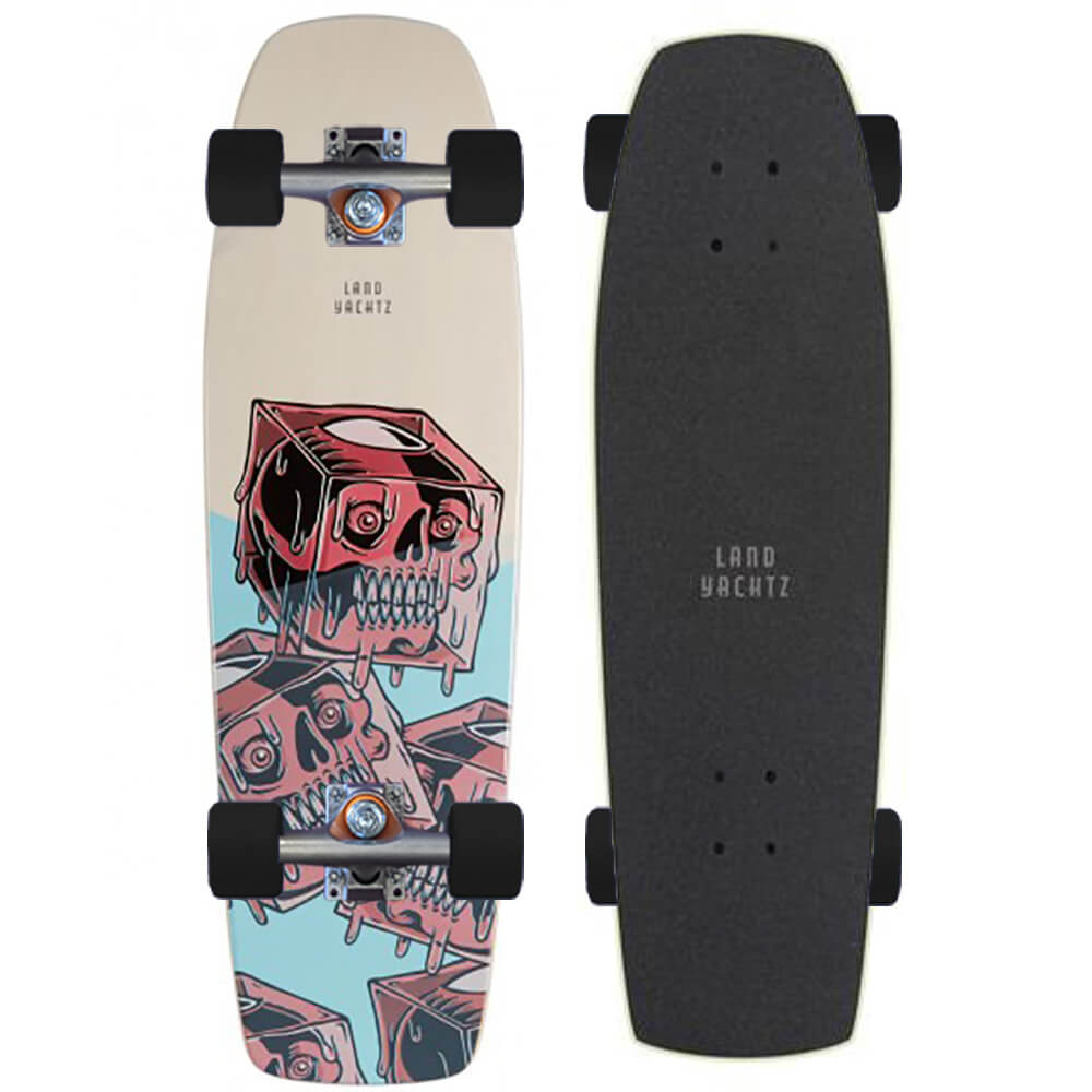 Landyachtz Dinghy Series Skateboard, Coffin Cocktail Complete (Fireball Build)