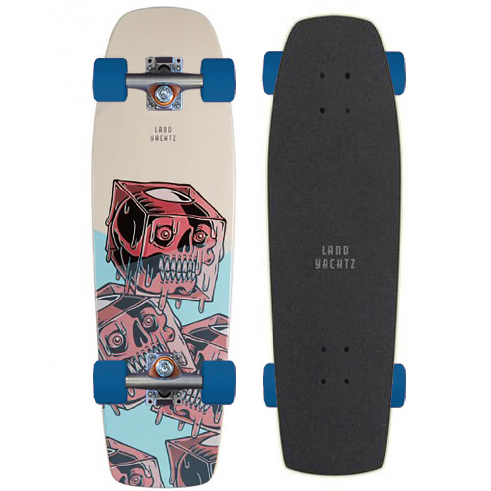 Landyachtz Dinghy Series Skateboard, Coffin Cocktail Complete (Fireball Build)