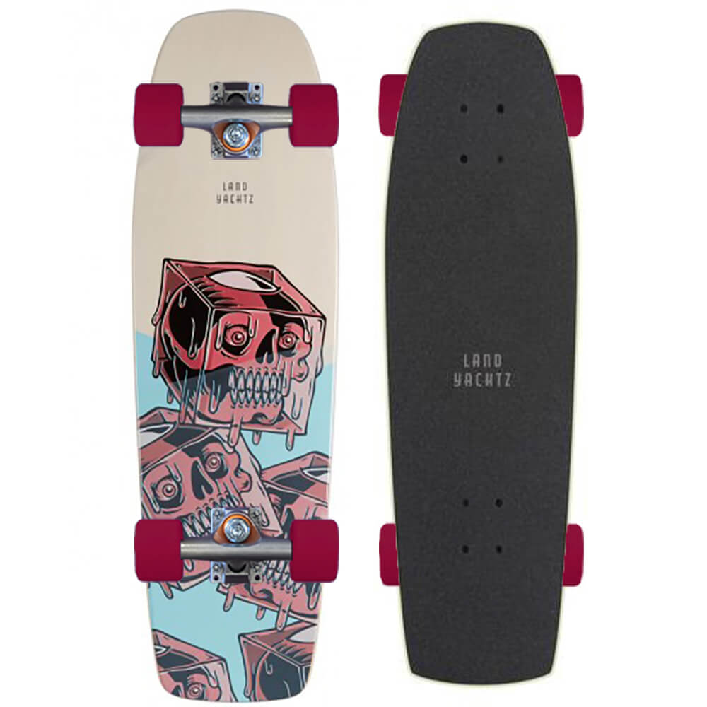 Landyachtz Dinghy Series Skateboard, Coffin Cocktail Complete (Fireball Build)
