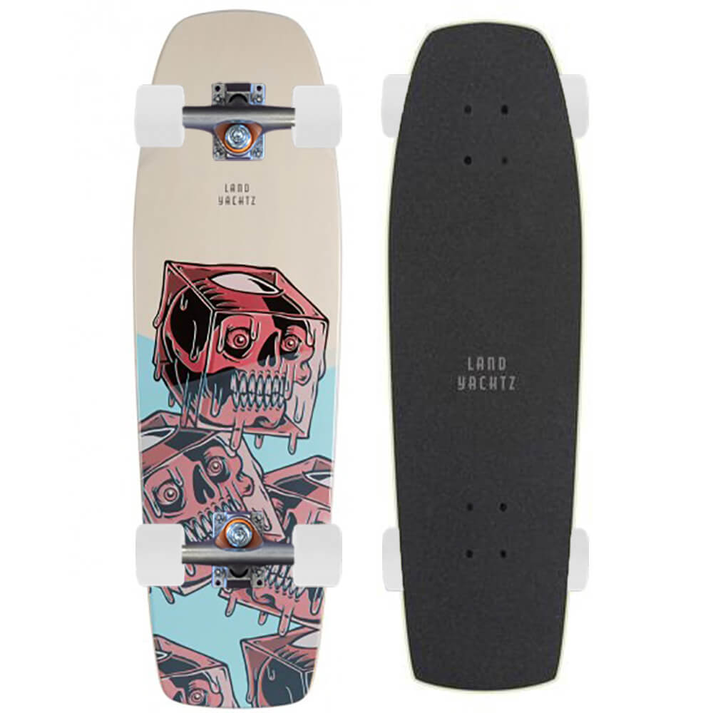 Landyachtz Dinghy Series Skateboard, Coffin Cocktail Complete (Fireball Build)