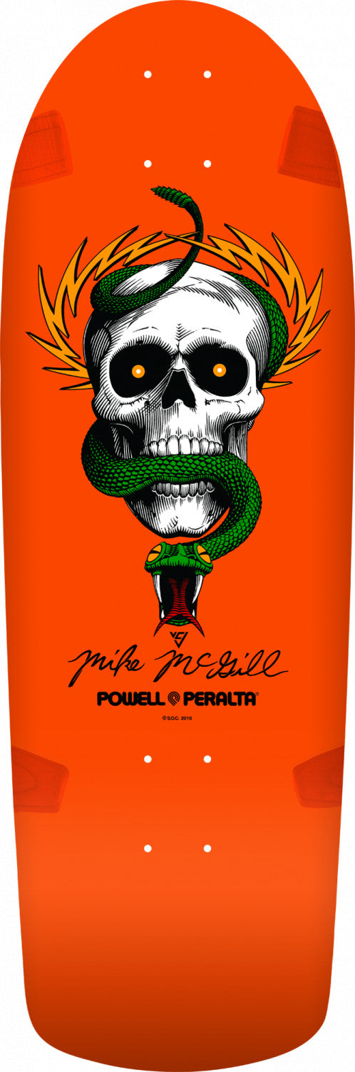 Deck Powell Peralta Mike McGill orange vif skateboard Deck Powell Peralta Mike McGill orange vif skateboard