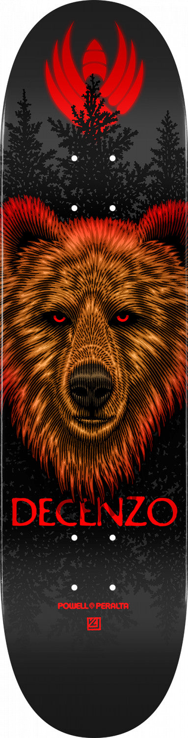 Powell-Peralta Flight Skateboard Deck, Decenzo Bear, Shape 248, 8.25"