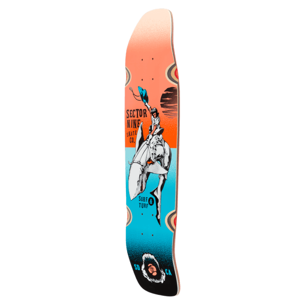 Sector 9 Gaucho 95, Orange Mini Cruiser Complete