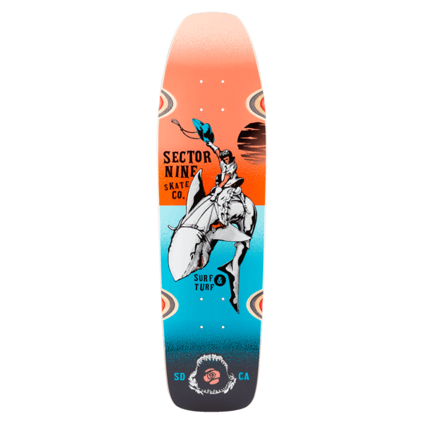 Sector 9 Gaucho 95, Orange Mini Cruiser Complete