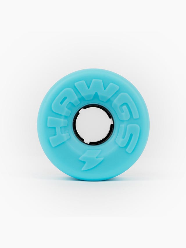 Landyachtz Lil EZ Hawgs Longboard Wheels, Blue, 60mm/78a