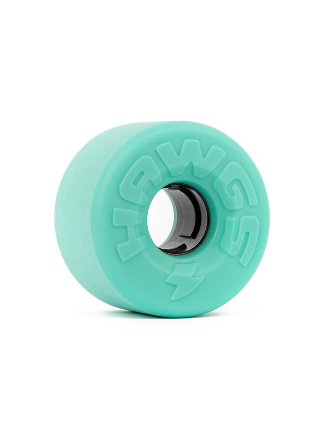 Landyachtz EZ Hawgs Longboard Wheels, Ocean Teal, 63mm/78a