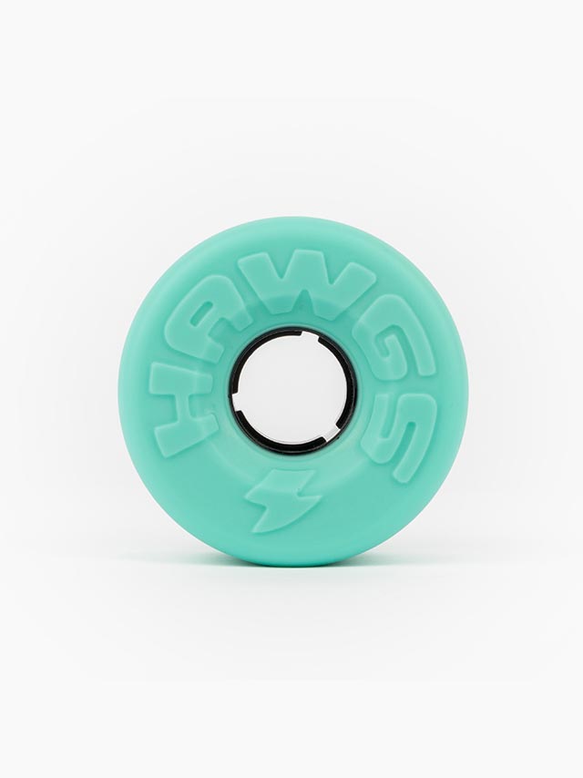 Landyachtz EZ Hawgs Longboard Wheels, Ocean Teal, 63mm/78a