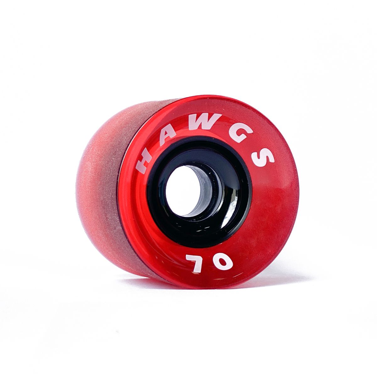Landyachtz Supreme Hawgs, Clear Red, 70mm