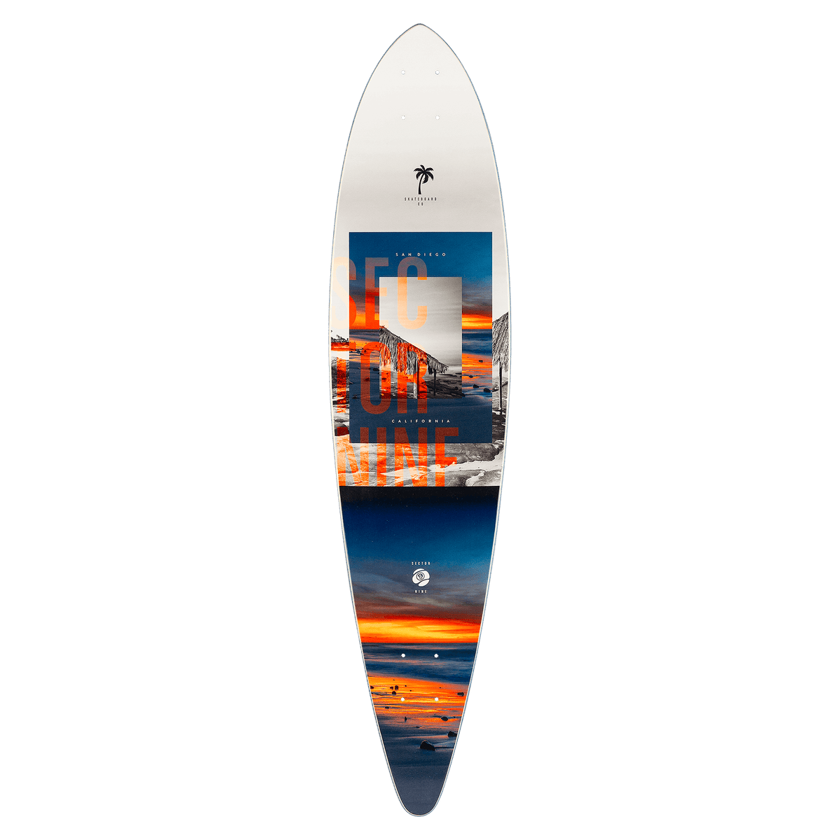 Sector 9 Jewel Merchant Longboard Complete, Paris Jet Black